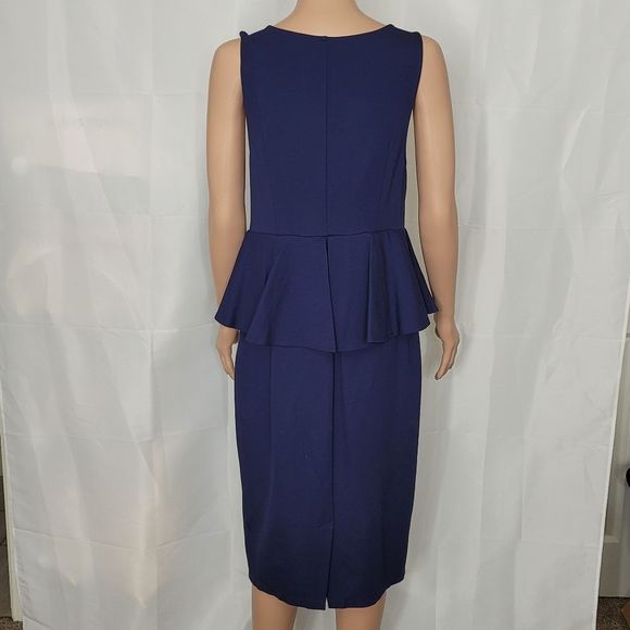 Torrid Navy Premium Ponte Peplum Dress, Sz. - Picture 3 of 12